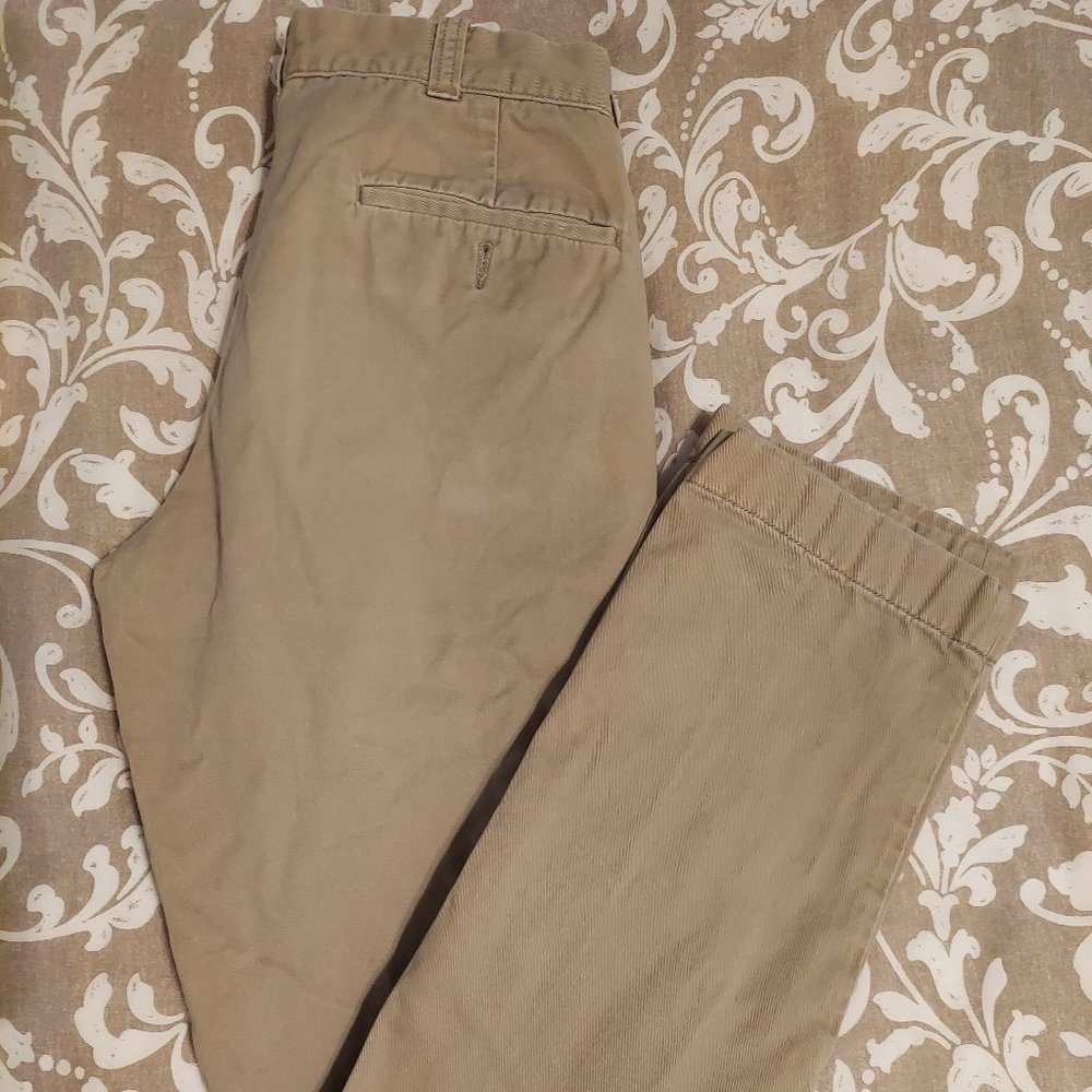 J. Crew The Sutton Flannel Lined Khaki Pants